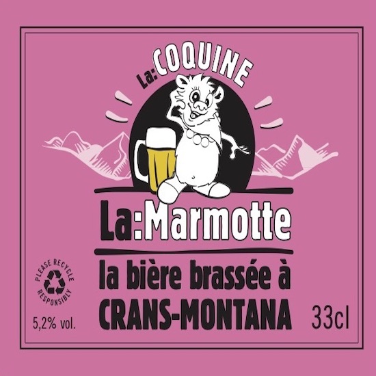 La Marmotte bière La Coquine